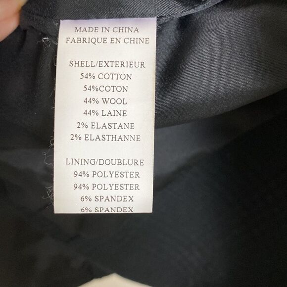 Theory Blazer Jacket Black on Black Plaid Sz 6 - Picture 8 of 9